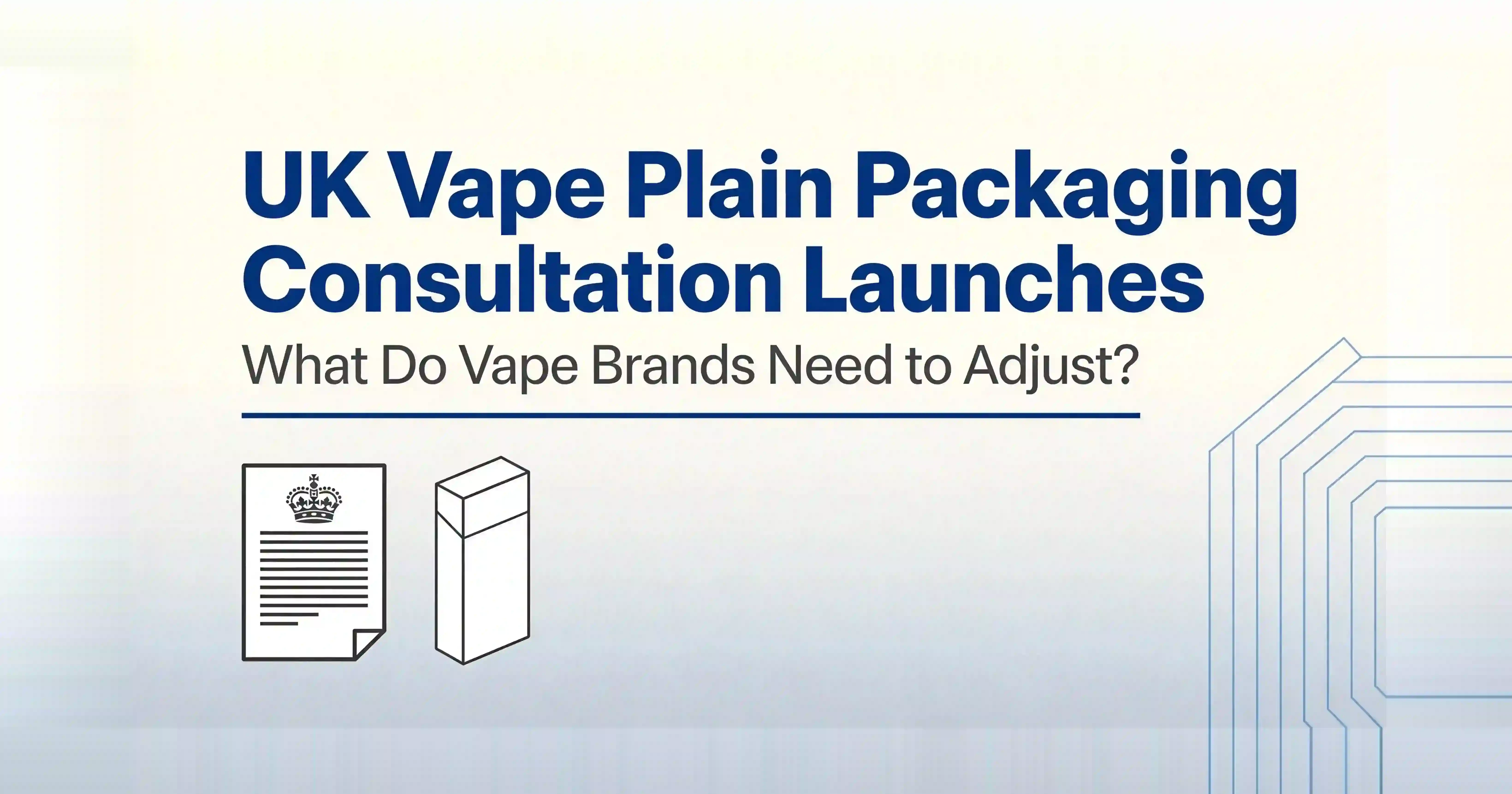 UK Vape Plain Packaging Consultation Launches: What Do Vape Brands Need to Adjust?
