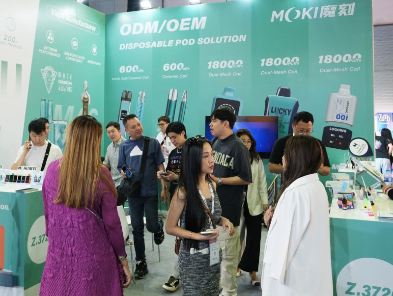 MOKI Shines at Dubai Vape Expo, Drawing Global Attention with Diverse Product Lineup