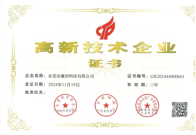 High-Tech Enterprise Certification
