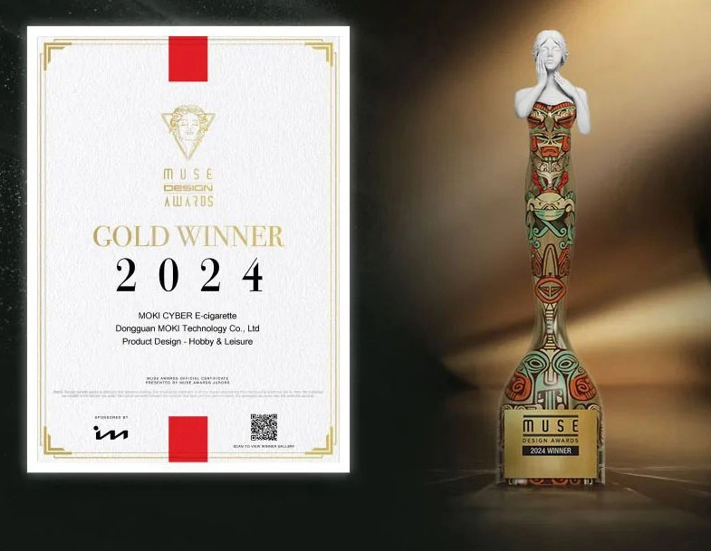 MOKI Tech's CYBER Series Wins Prestigious MUSE Design Gold Award